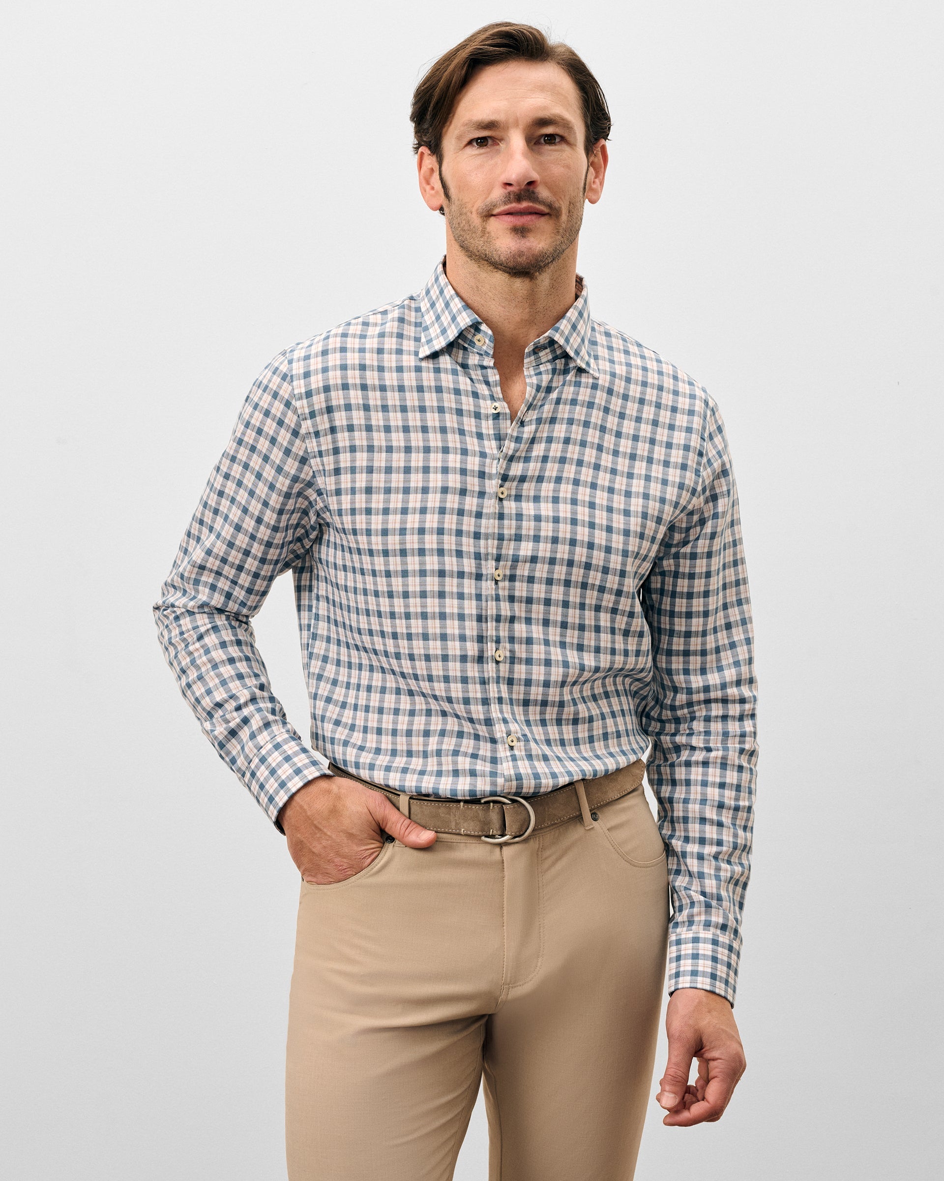 Top Shelf Linen Button Down Shirt - Tad