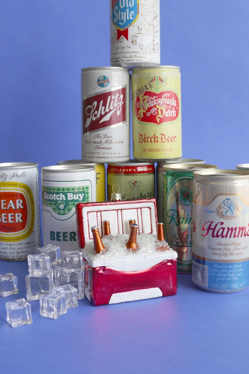 COOLER OF BEER ORNAMENT