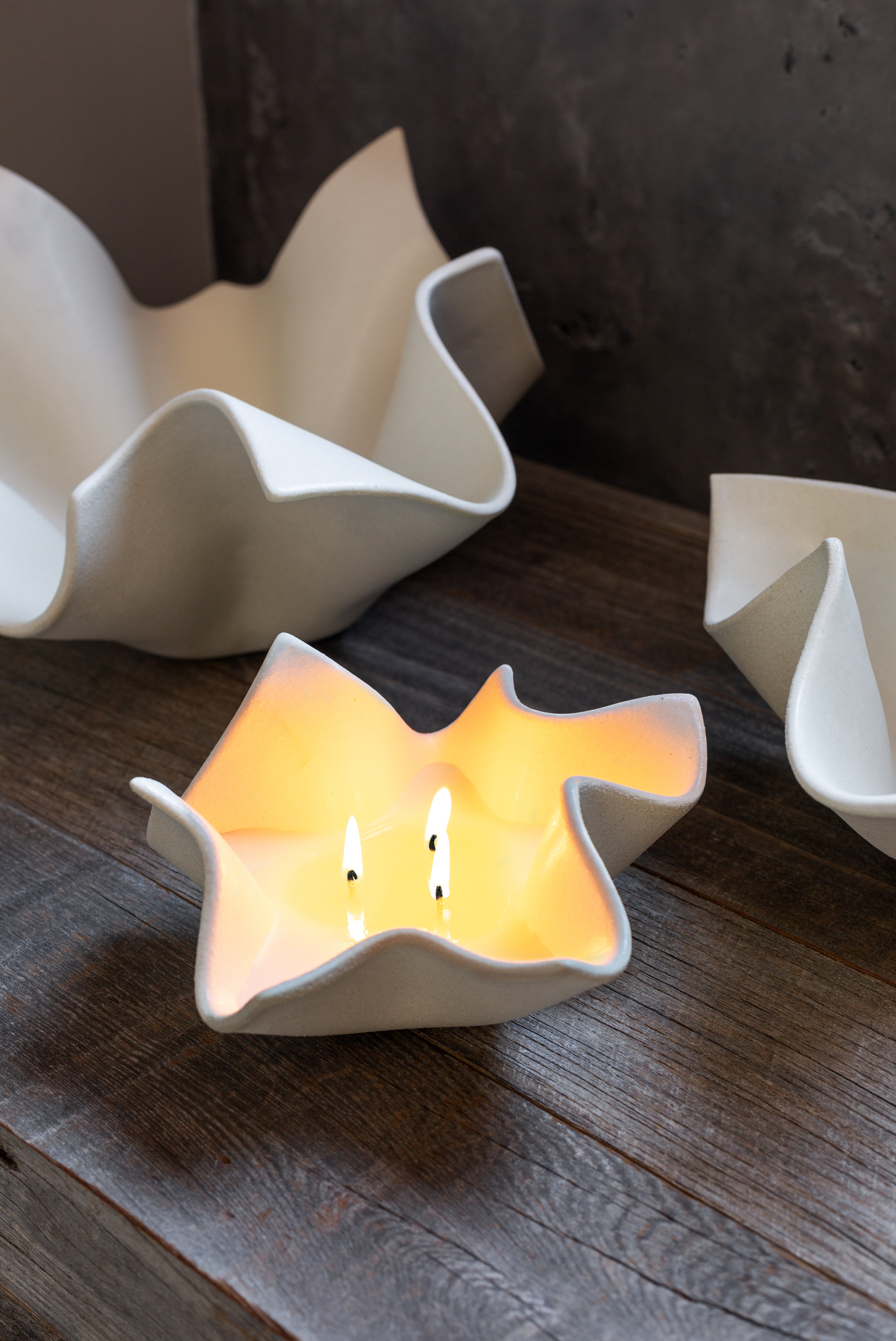 Joy Candle - Raw Blanc - Medium