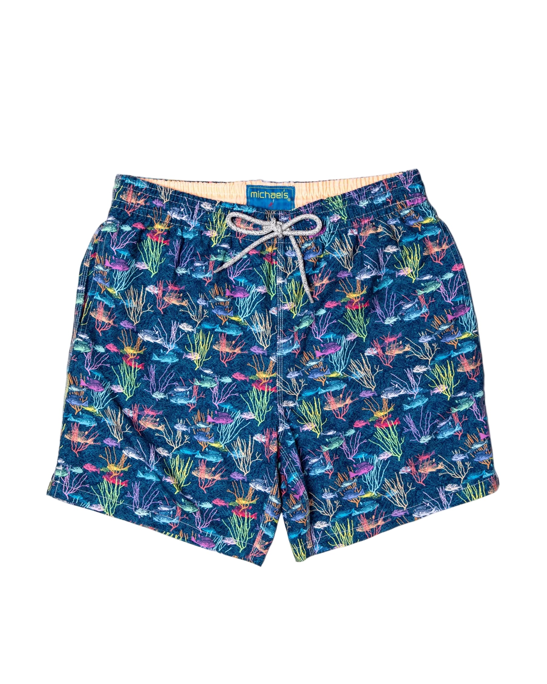 Mens School of Fish Swim Trunks