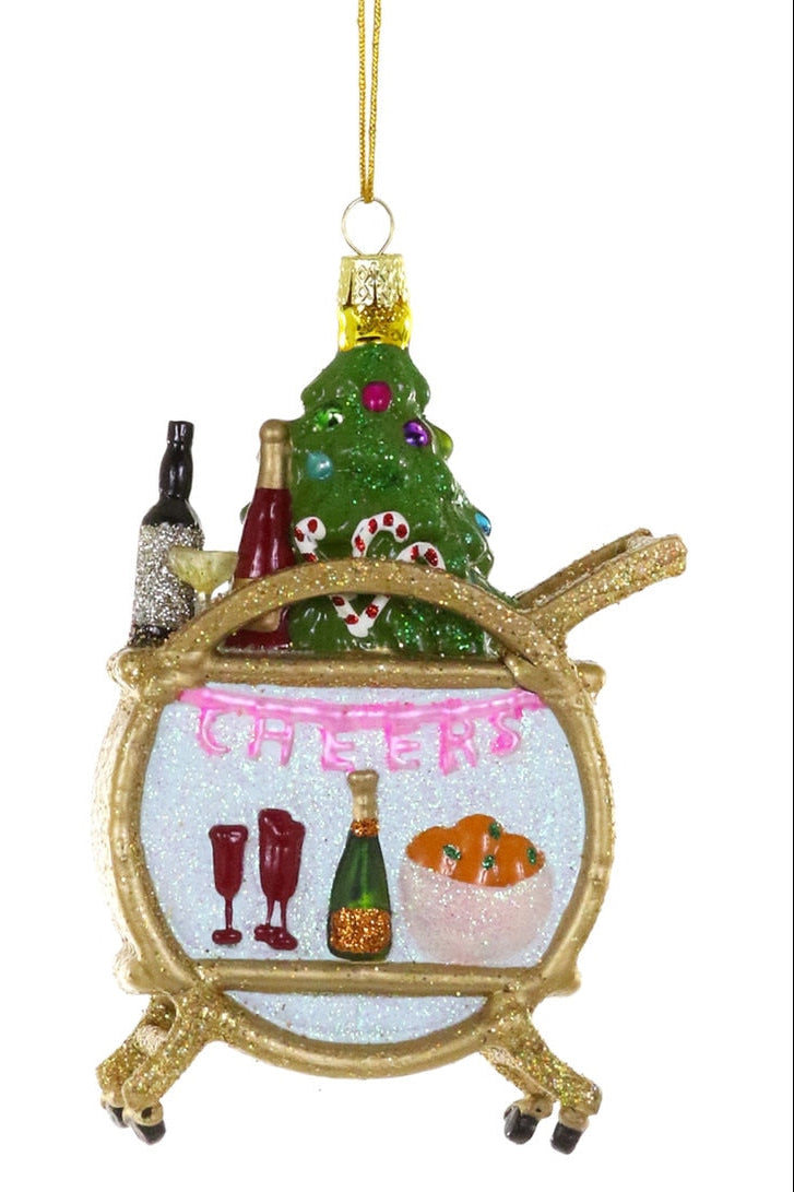 HOLIDAY BAR CART ORNAMENT