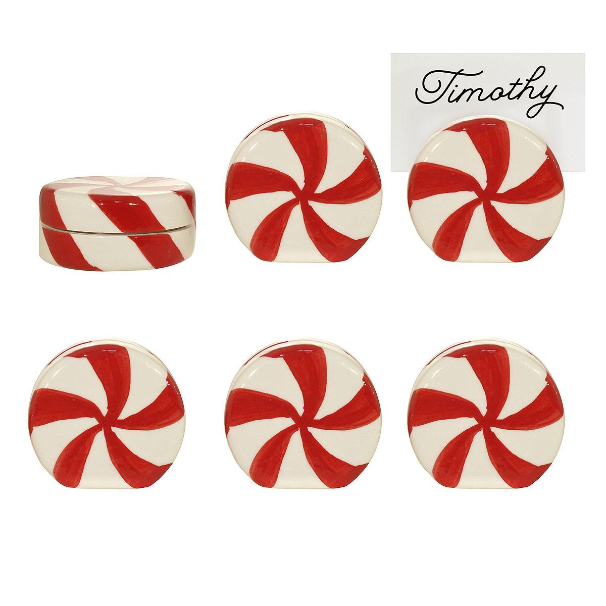 Peppermint Candy Placecard Holders