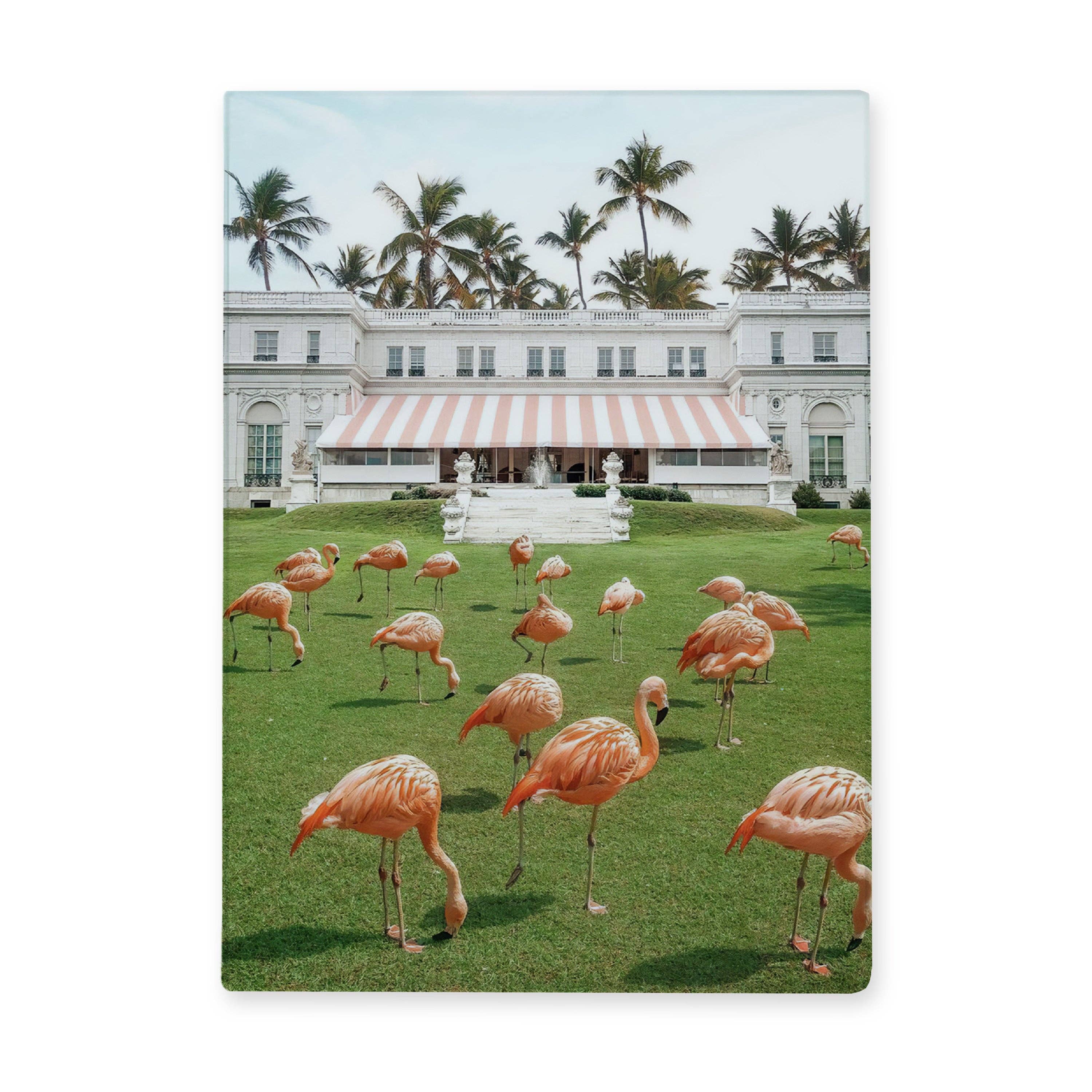 Lawn Flamingo Cutting Board