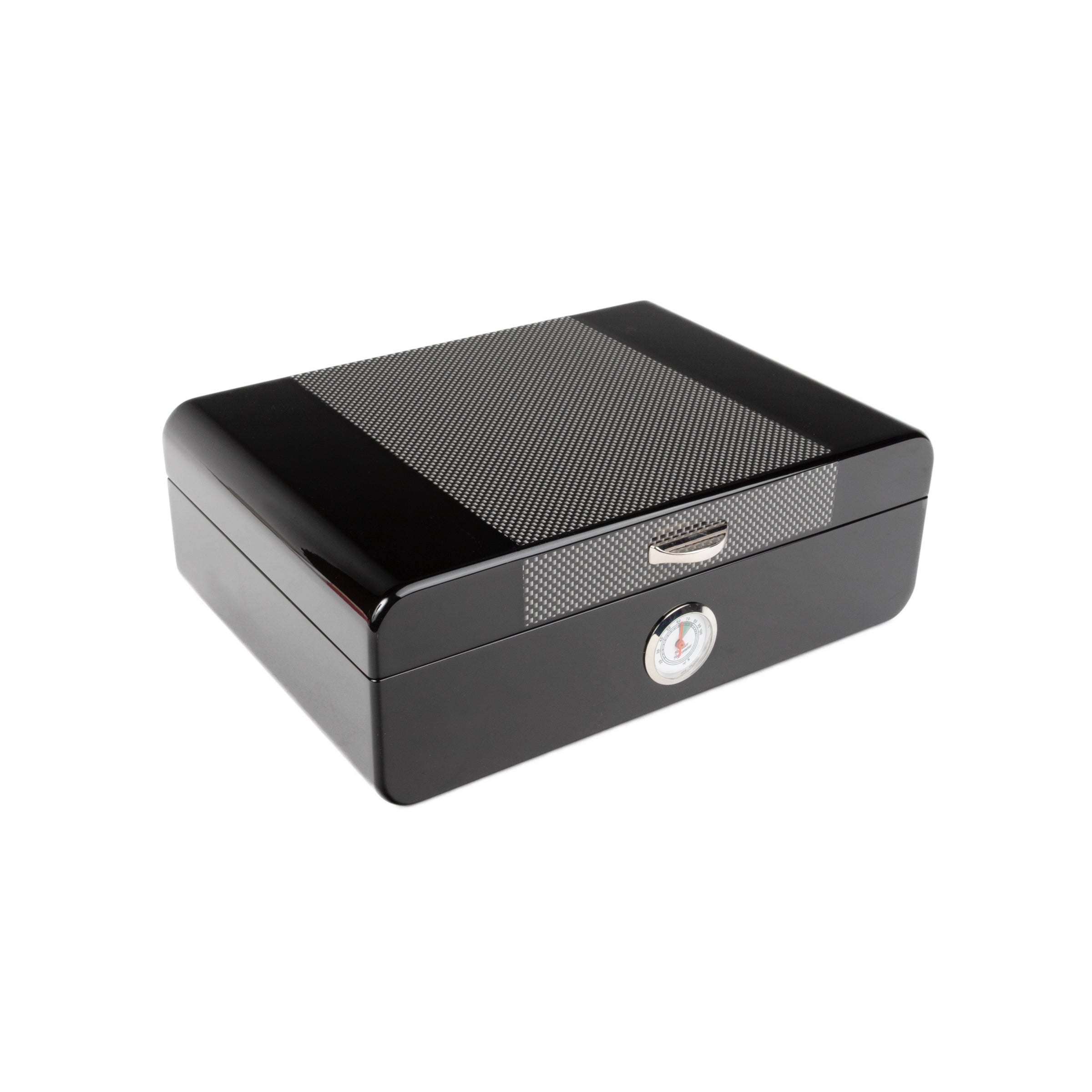 Black Lorenzo Cigar Humidor