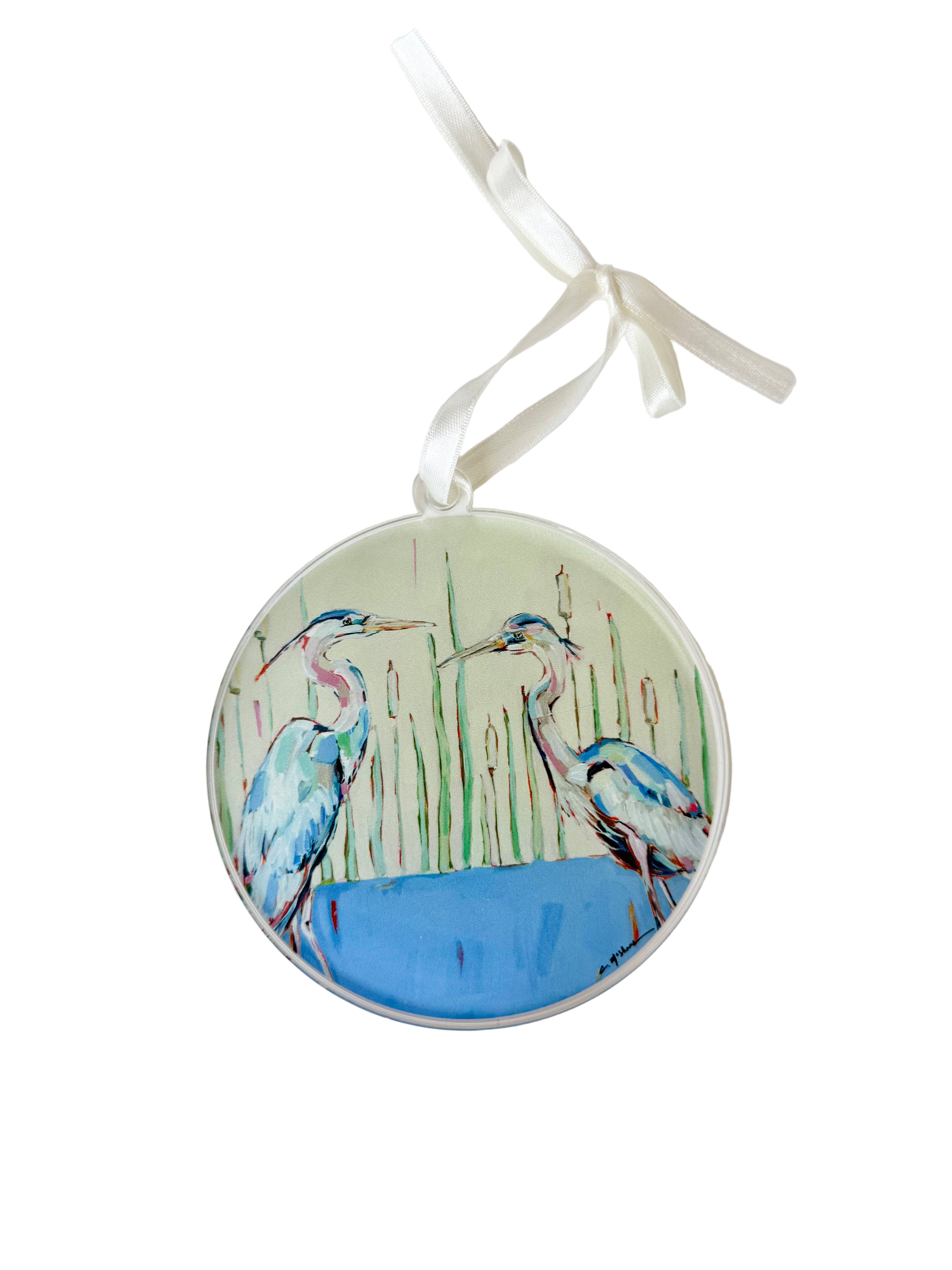 Blue Heron Ornament