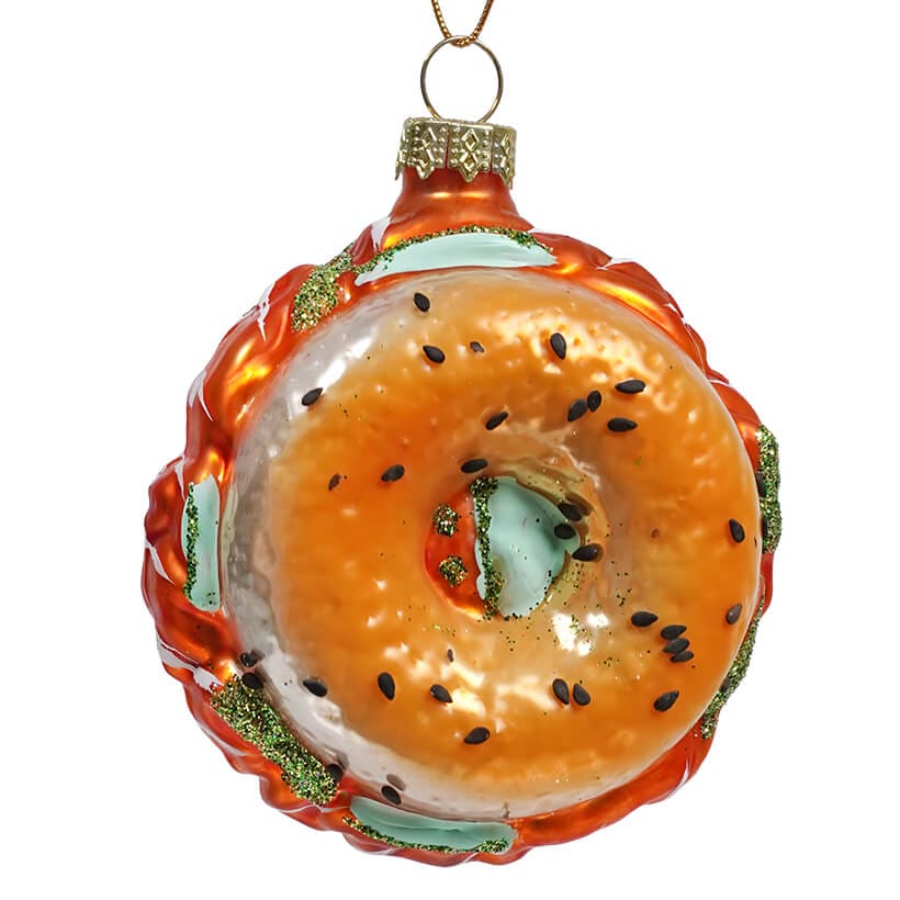 Bagel with Lox Ornament