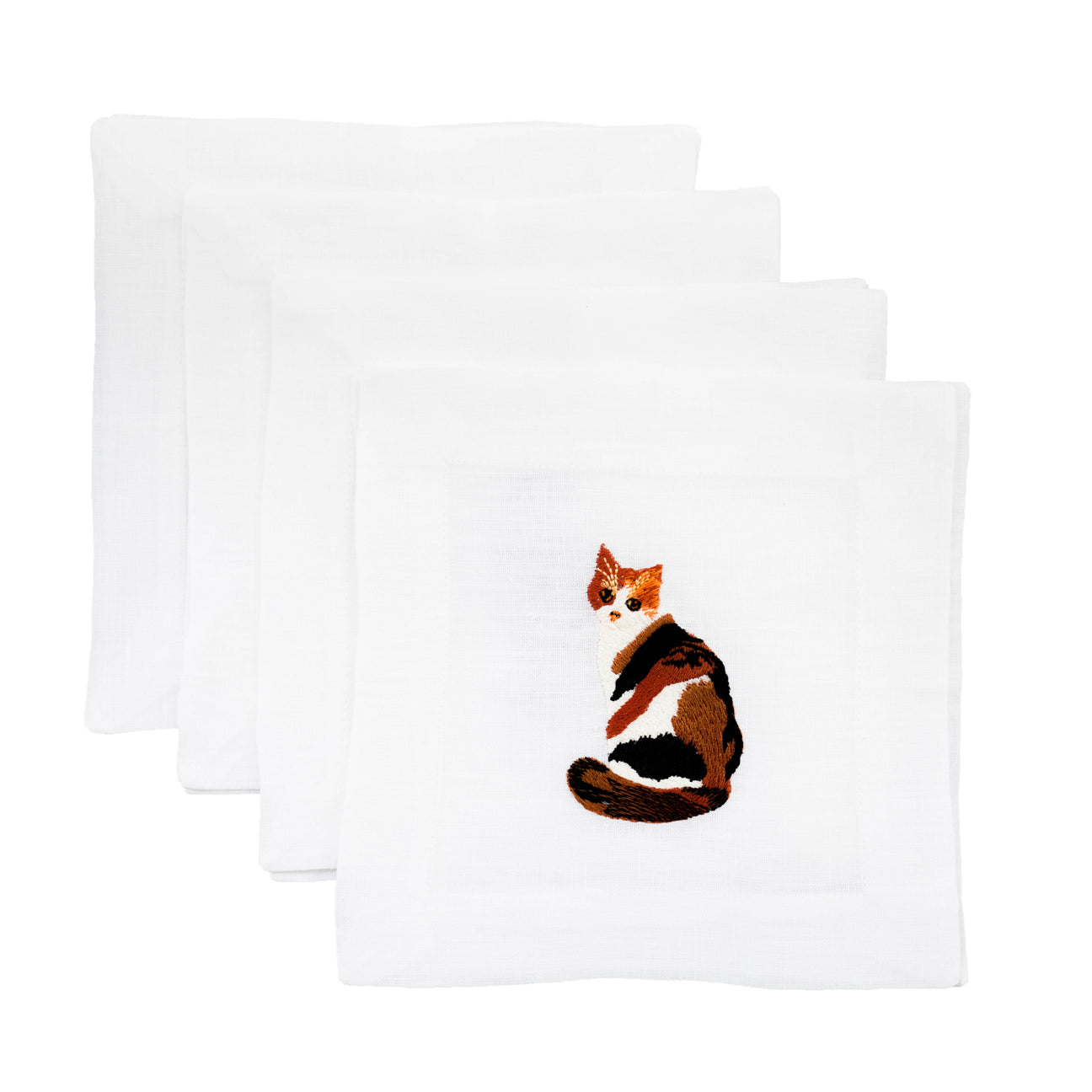 Calico Cat Cocktail Napkins