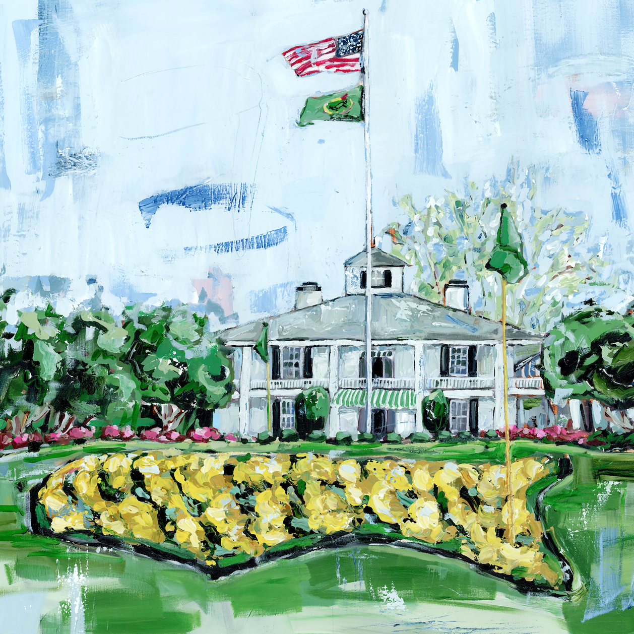 The Clubhouse Hand-Signed Paper Print