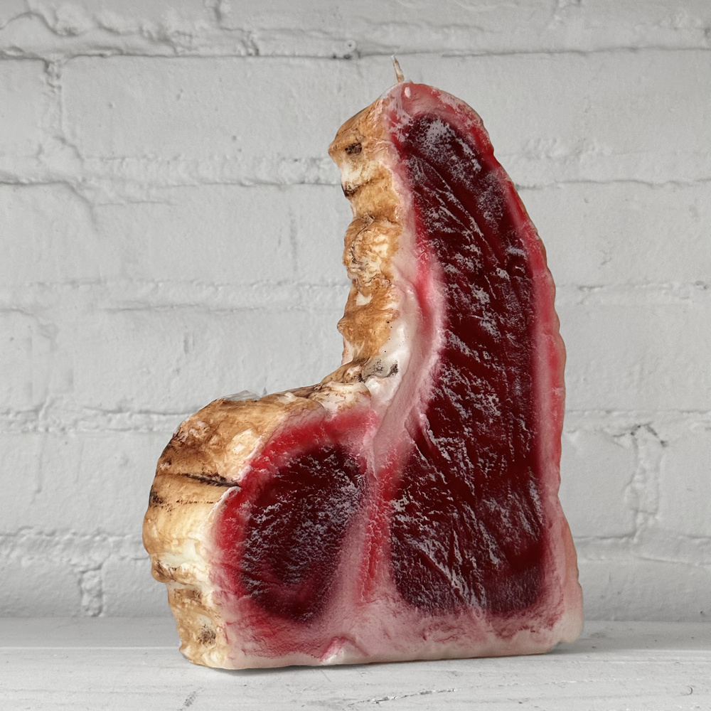Steak Candle Candle