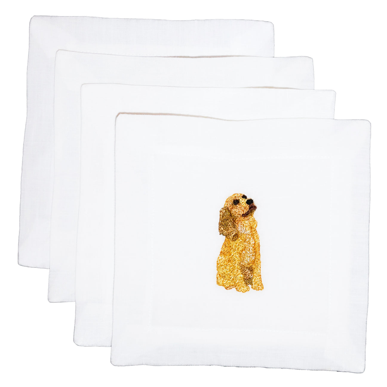 Cocktail Napkins - Cocker Spaniel Blonde