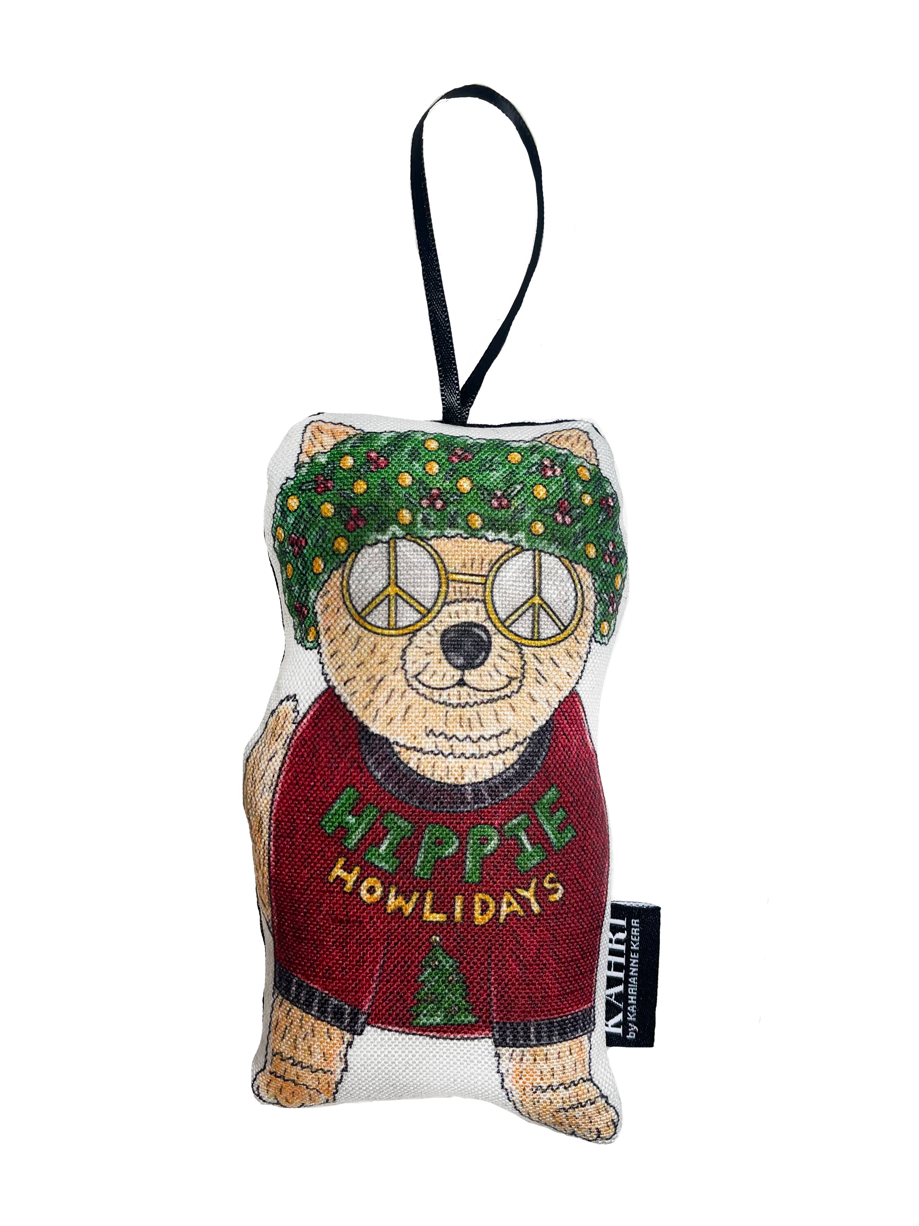 Holiday Pomeranian Ornament