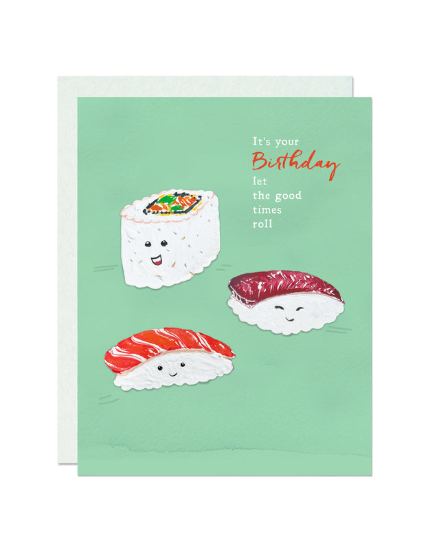 Let The Good Times Roll Birthday Card