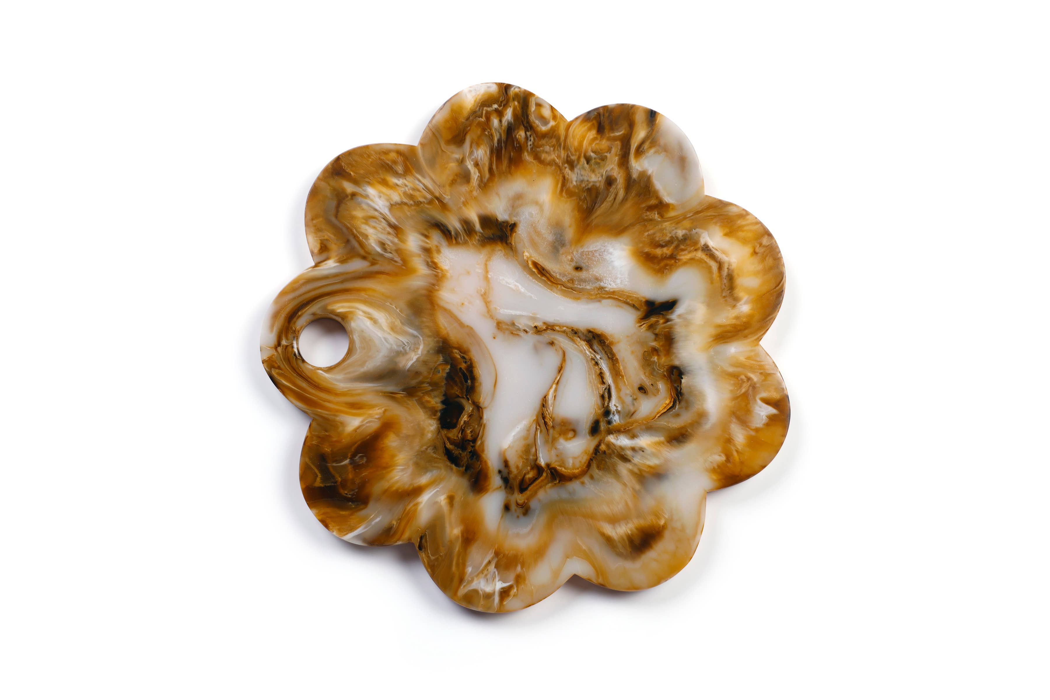 Scallop Resin Charcuterie Board