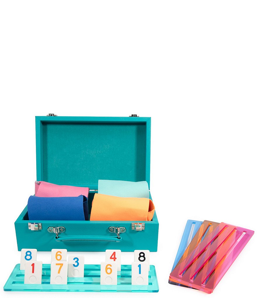 Mini Travel Rummikub Set - Teal