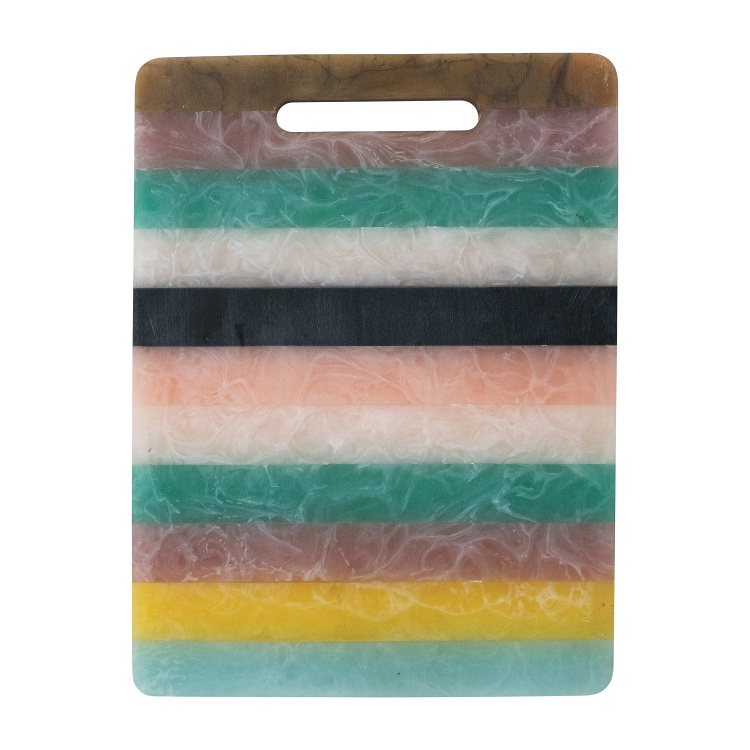 Resin Striped Serving Board