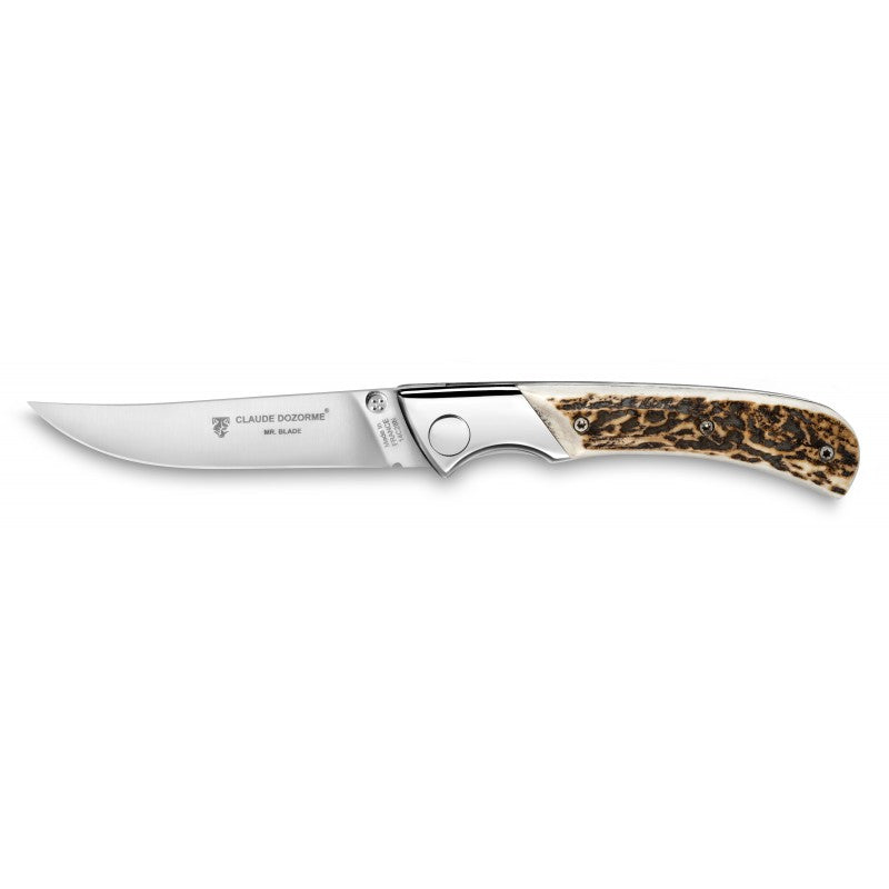 Hunting Folding EOK Knife Stag Horn Handle