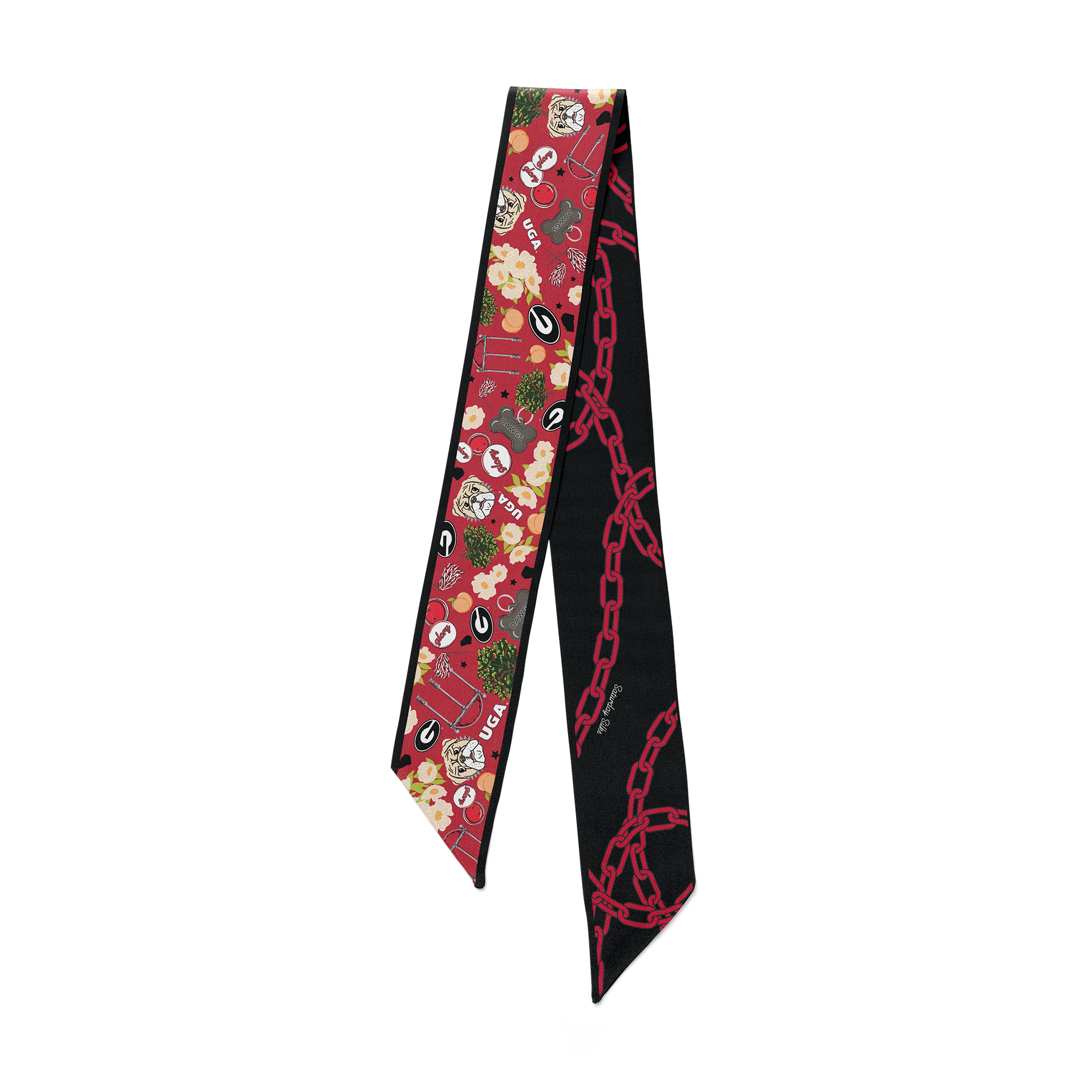 Georgia Skinny Silk Scarf
