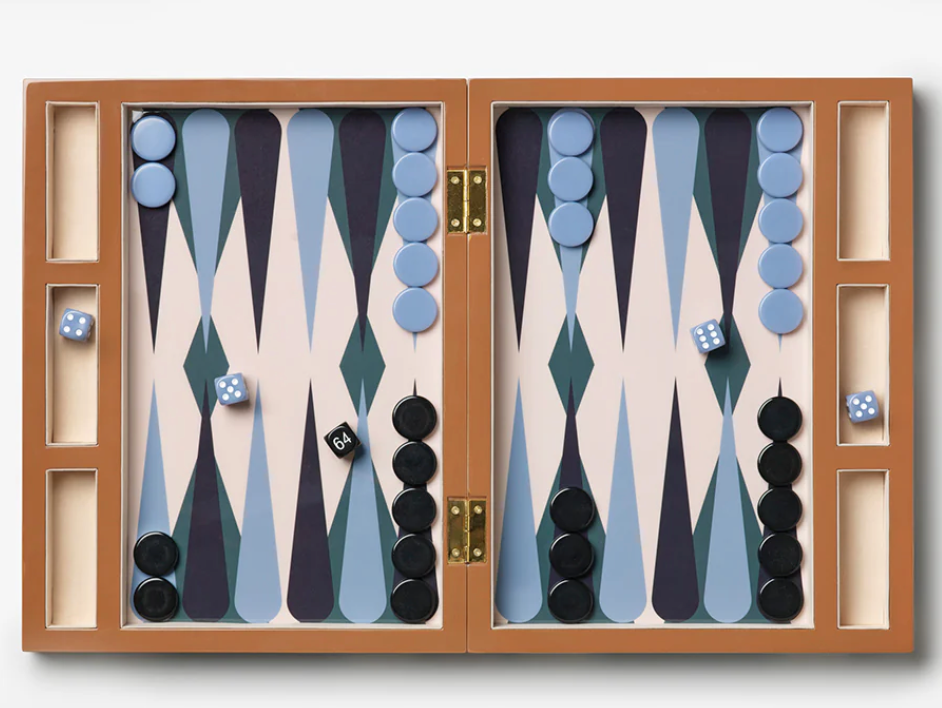 Lacquered Backgammon