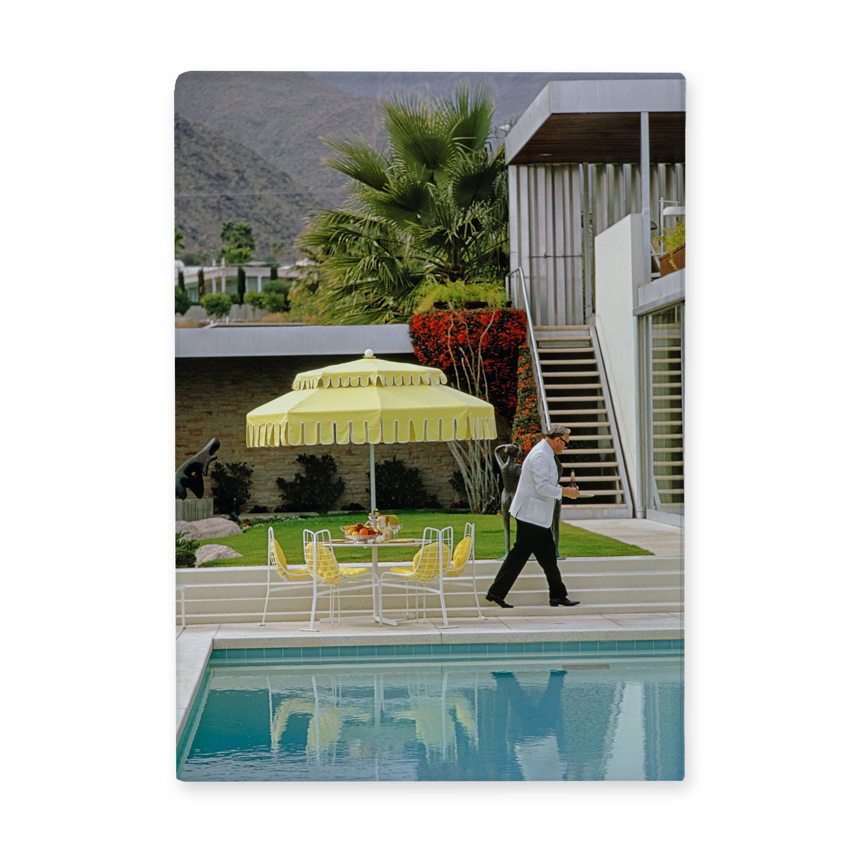 Poolside Waiter Cutting Board