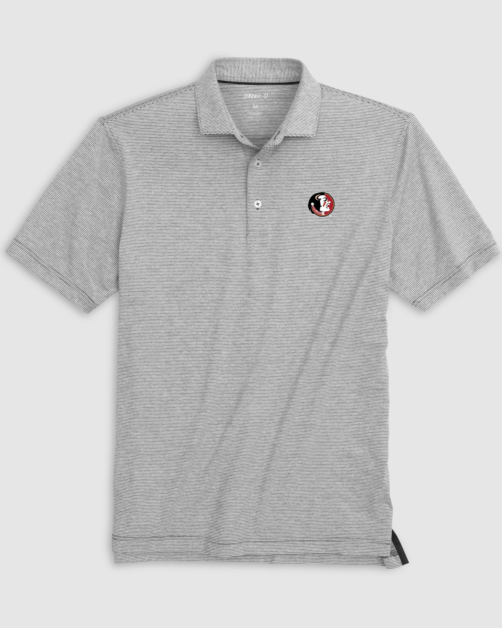 Florida State Lyndonn Striped Jersey Performance Polo