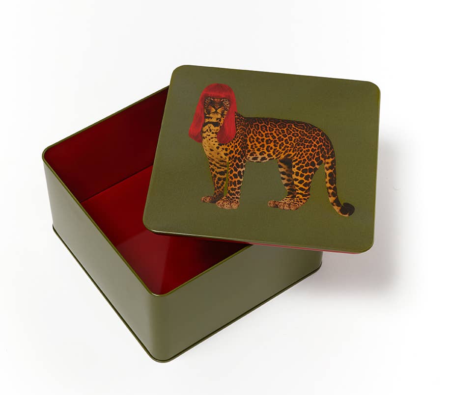 Rebecca Square Metal Box