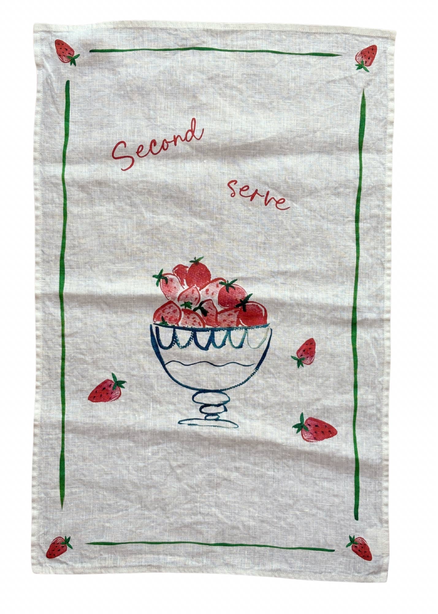 Second Serve - Linen Teatowel