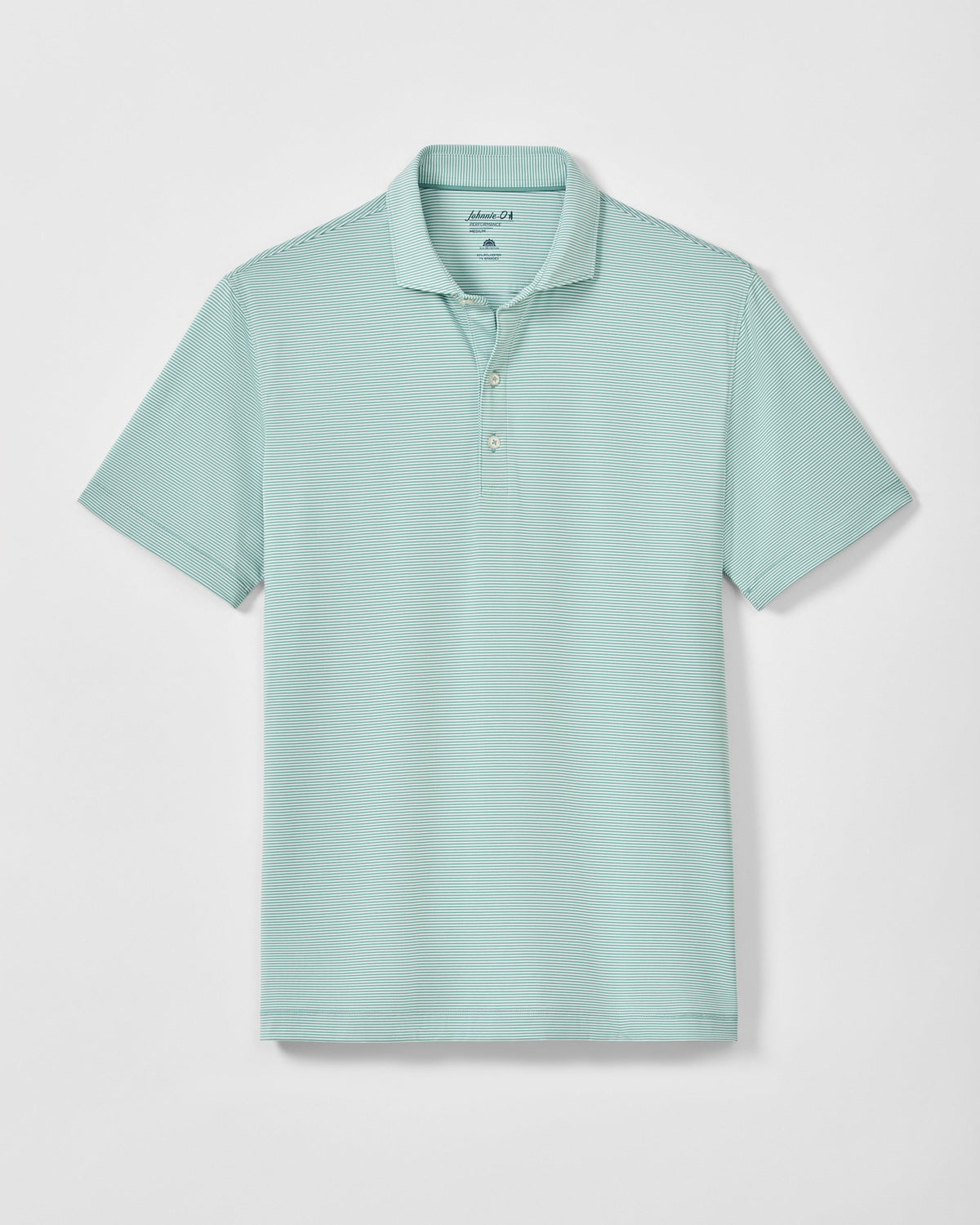 Lyndon Stripe Performance Jersey Polo
