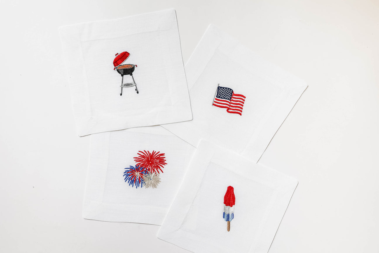 4th of July Cocktail Napkins