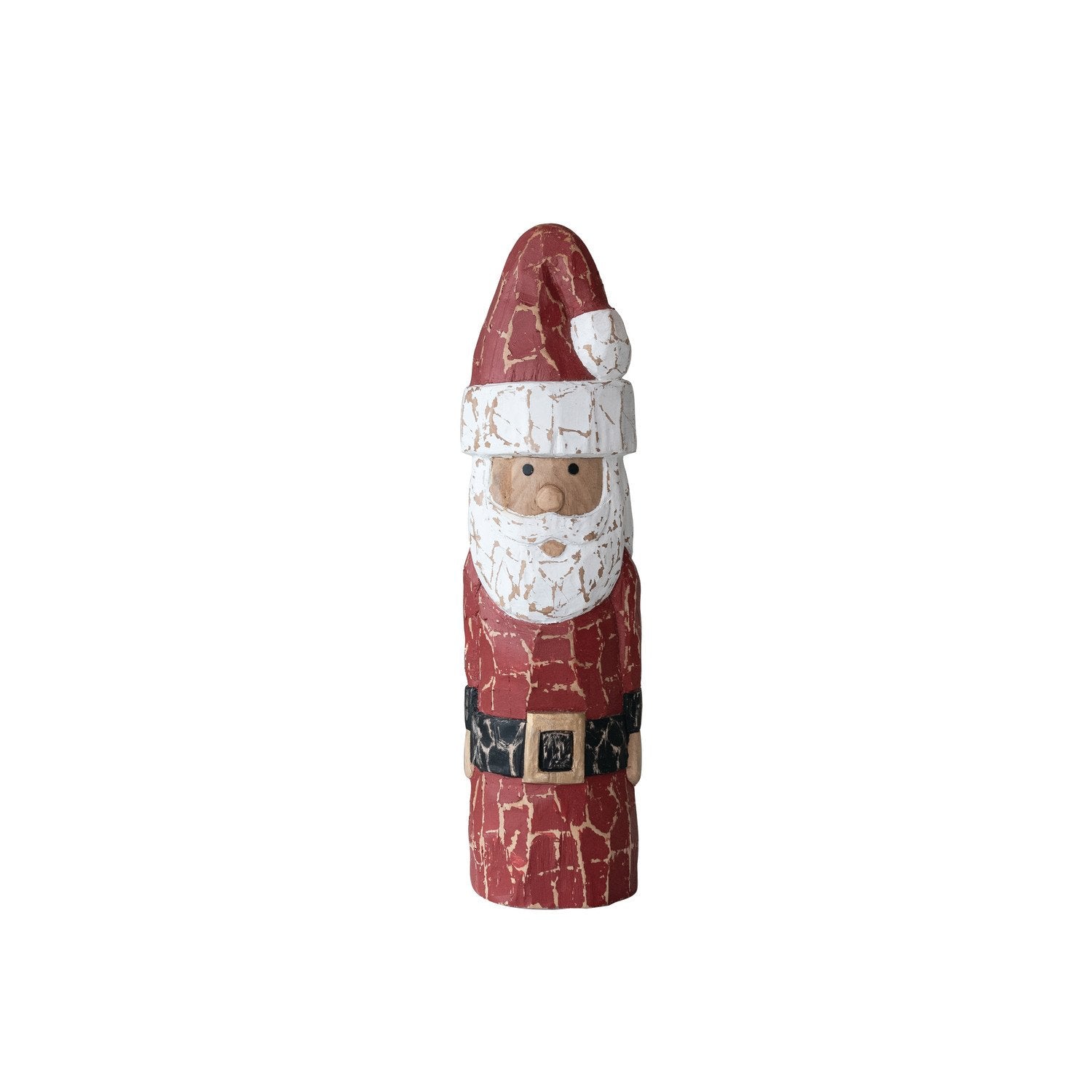 Handmade Wood Santa