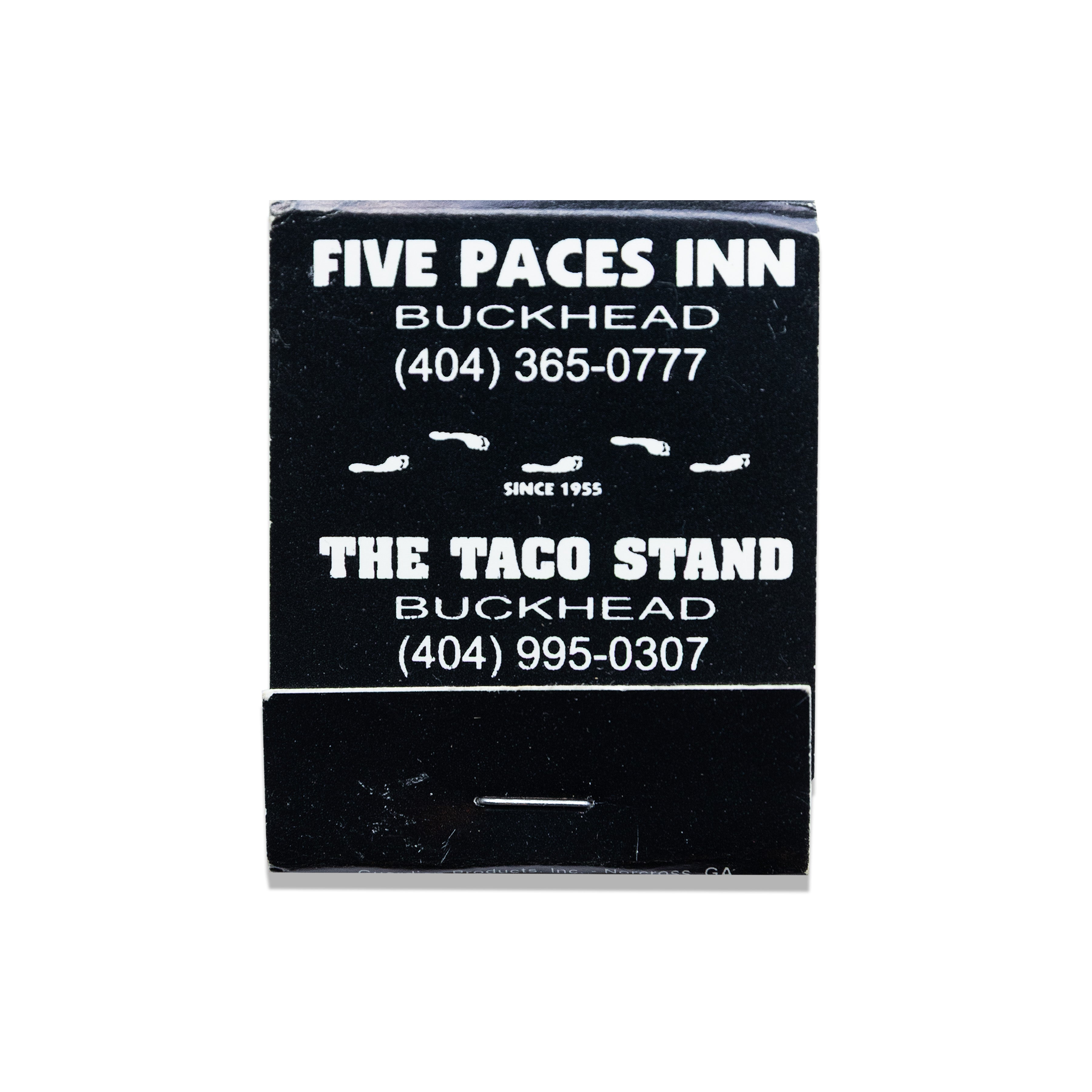 Five Paces Inn Matchbook Print - Print Only
