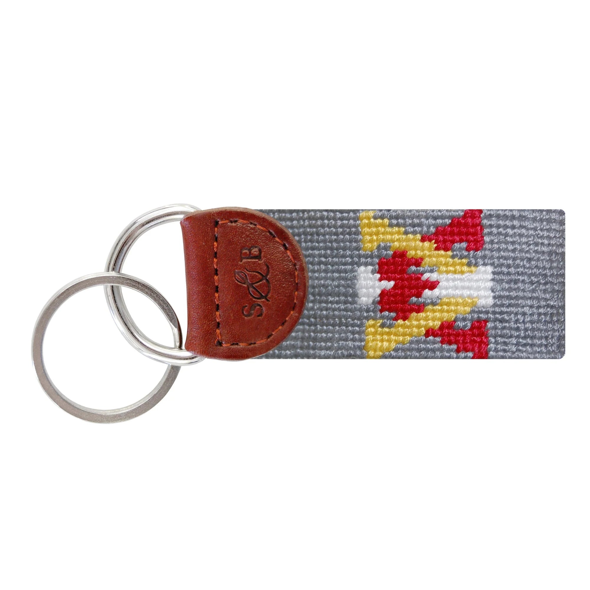 VMI Needlepoint Key Fob