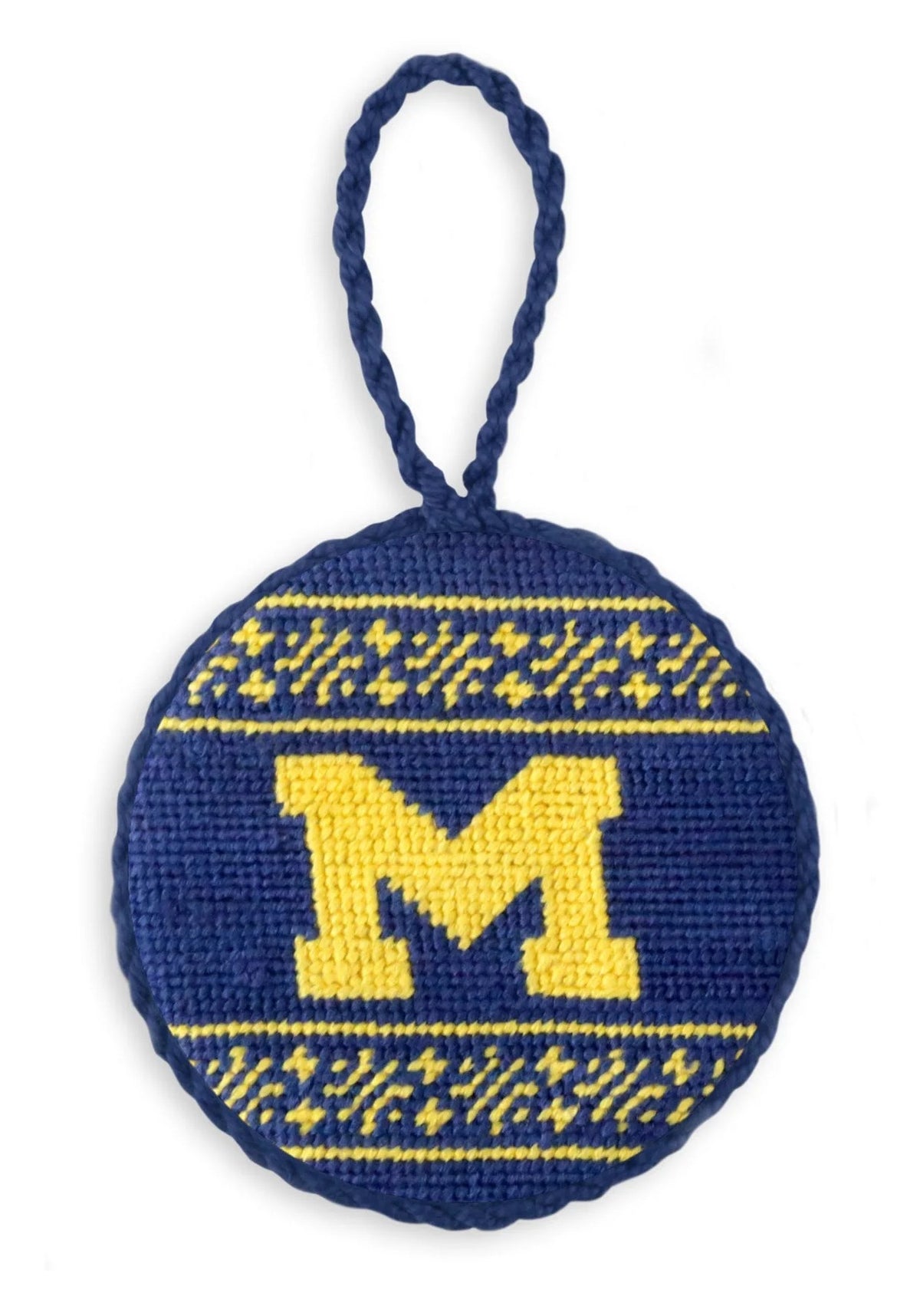 Michigan Fairisle Ornament