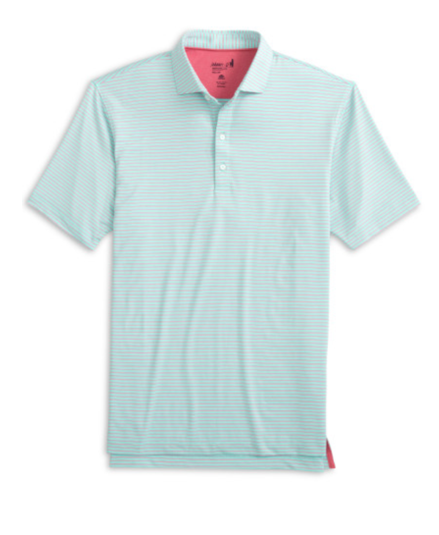 Michael Striped Jersey Performance Polo