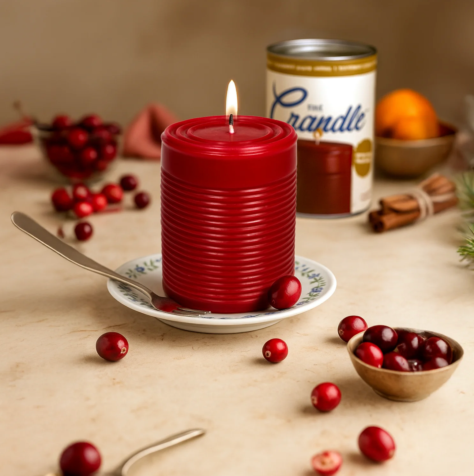 Cranberry Sauce Candle