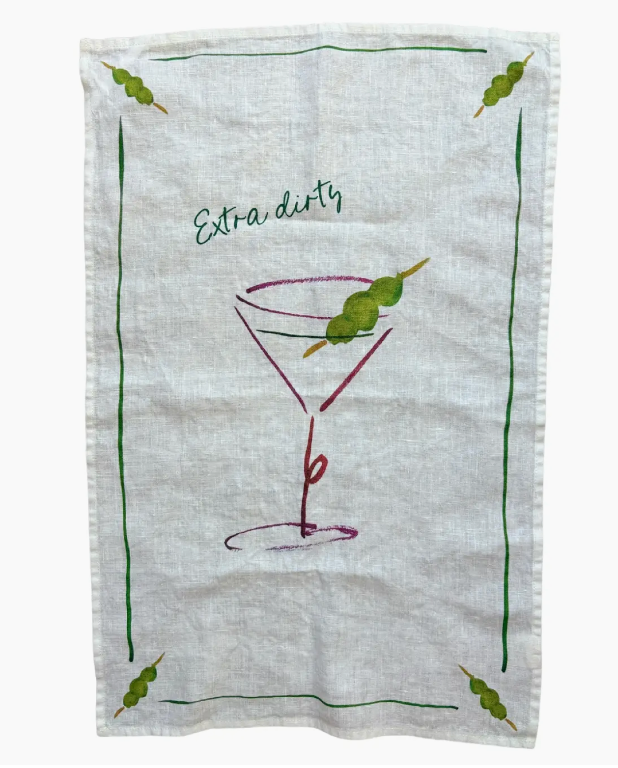 Extra Dirty - Martini Teatowel