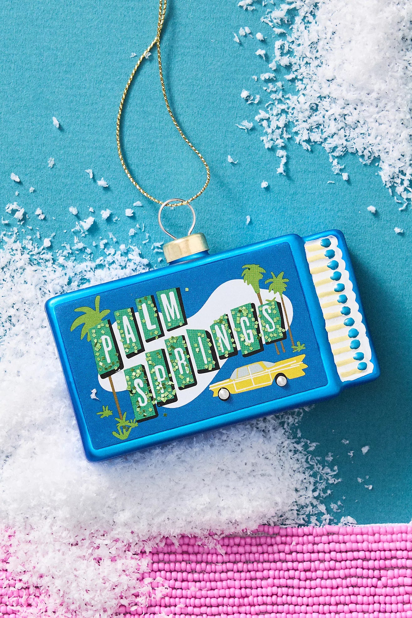 Matchbook Ornament - Palm Springs