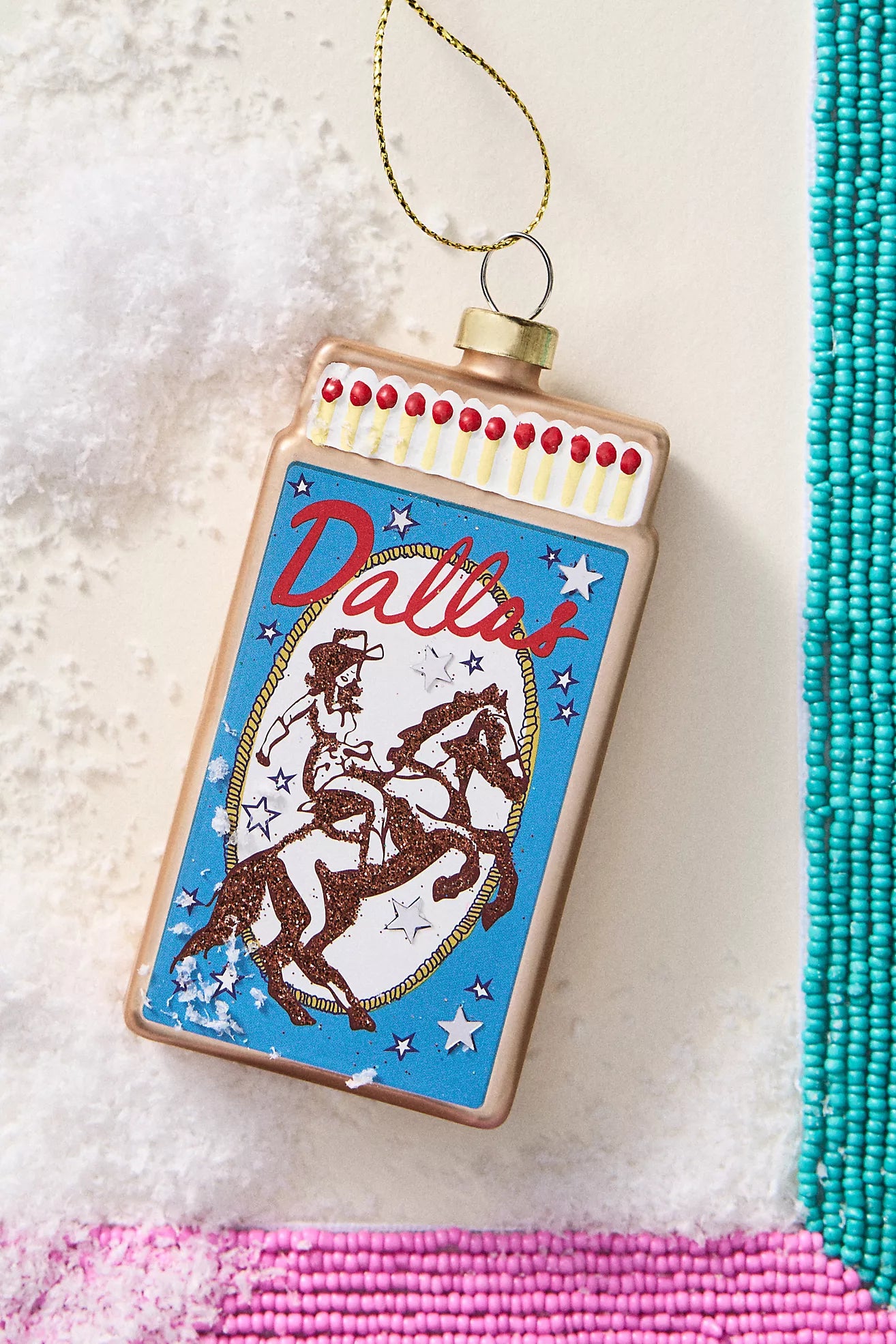 Matchbook Ornament - Dallas