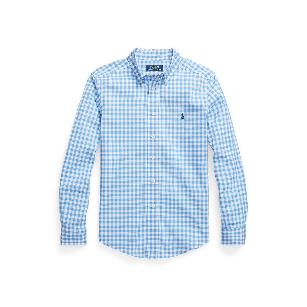 Boys Gingham Poplin Shirt