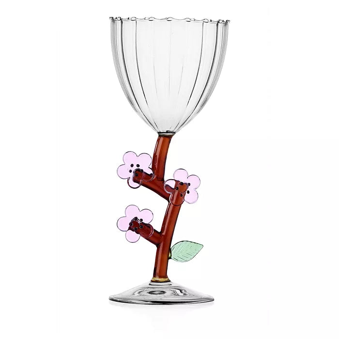 Botanica Stemmed Glass Peach Blossom - 9.5 oz