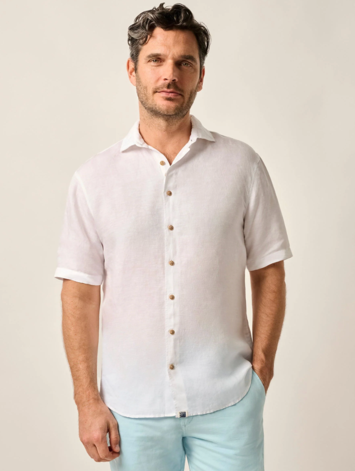 Gianni Linen Blend Button Down