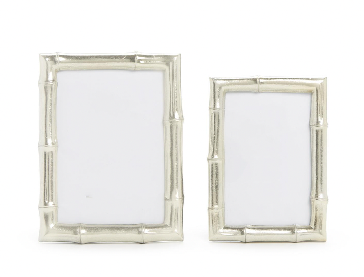 Silver Faux Bamboo Photo Frame 4X6