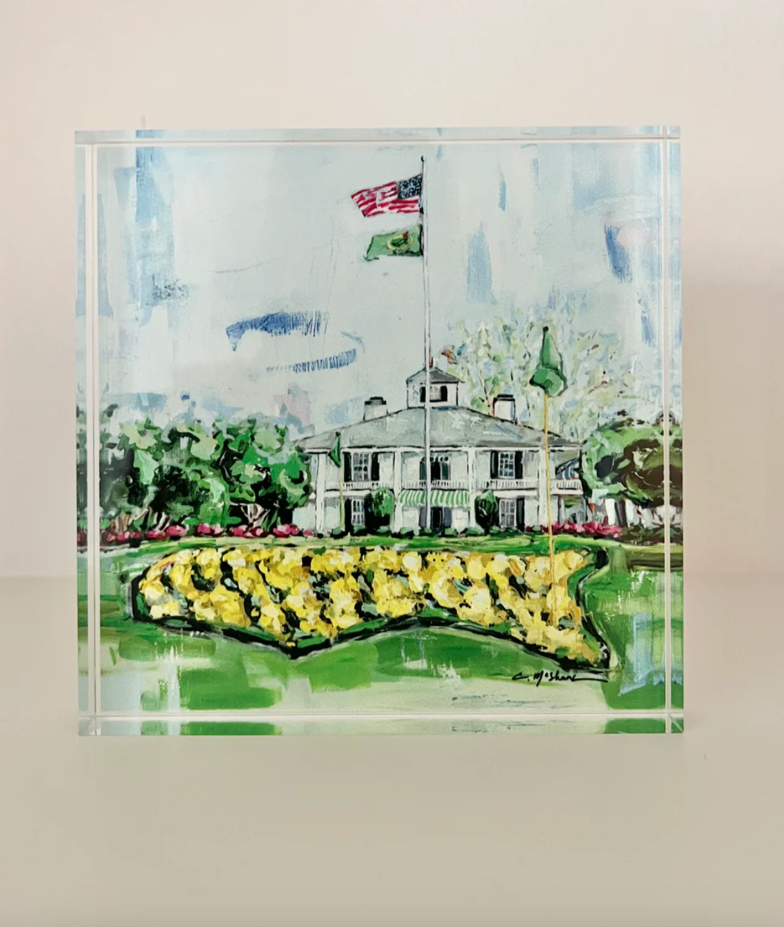 Masters Clubhouse Acrylic Cut Out