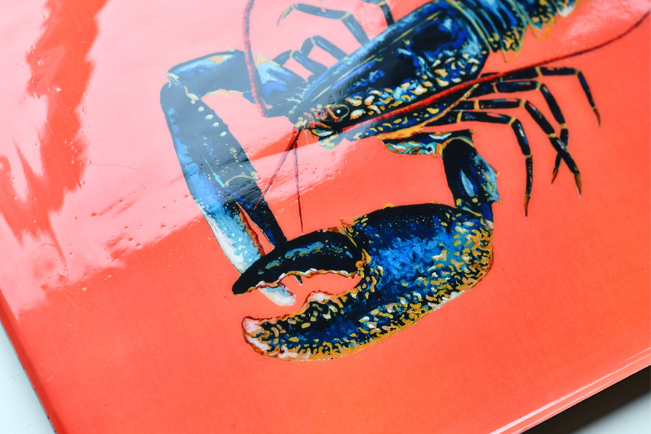 Le Homard Enamel Aluminum Tray - Small