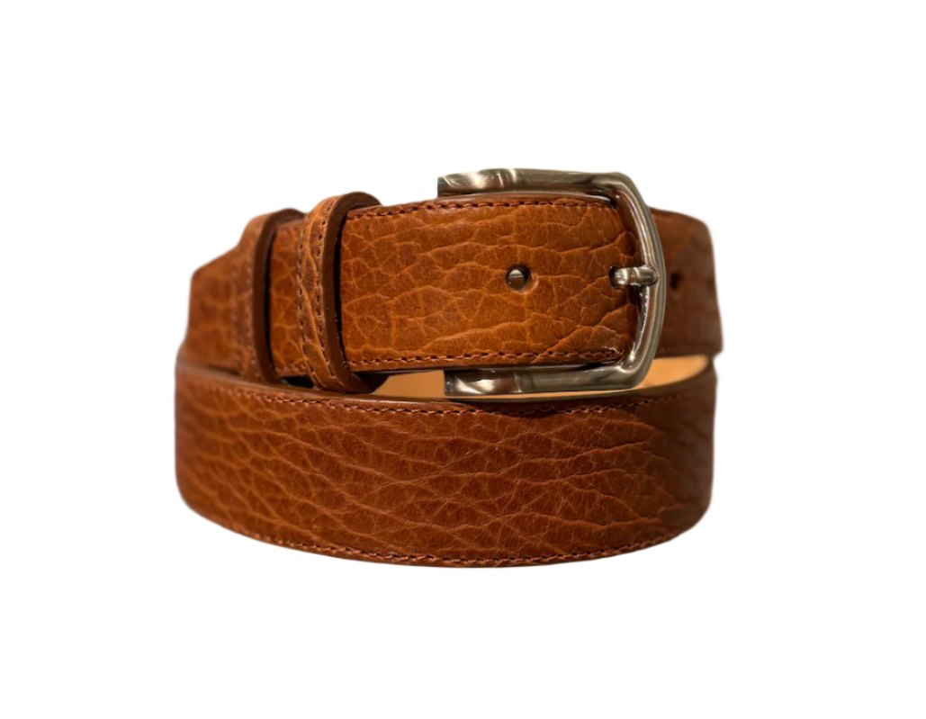 Bison Belt in Peanut