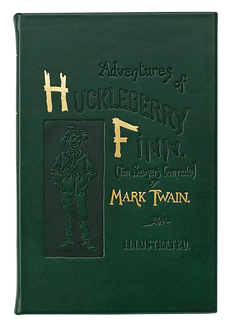 Leather Bound Adventures of Huckleberry Finn