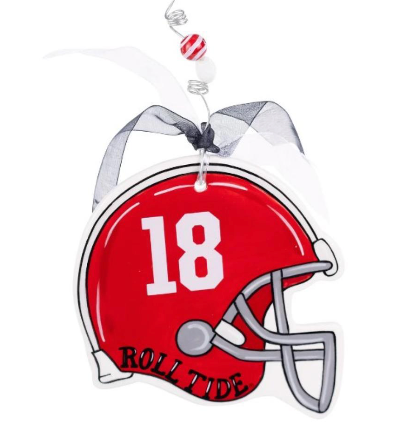 Alabama Helmet Flat Ornament