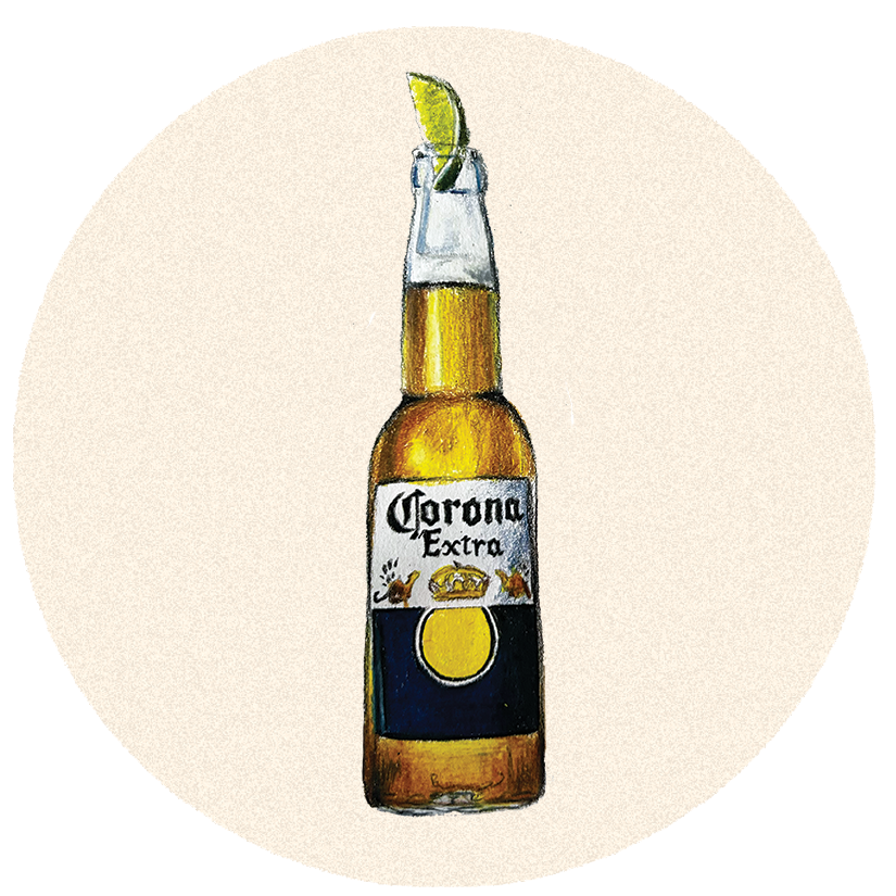 Corona With Lime Dish Cream