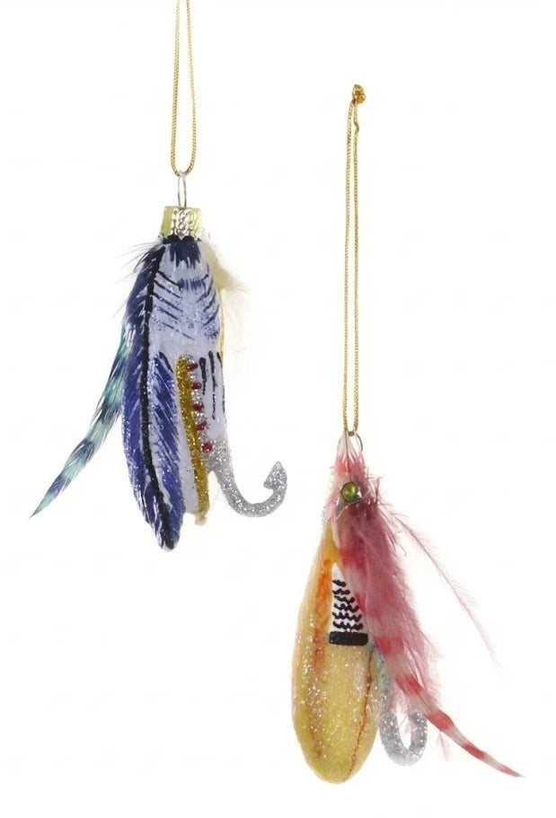 Vintage Fishing Flies Ornament