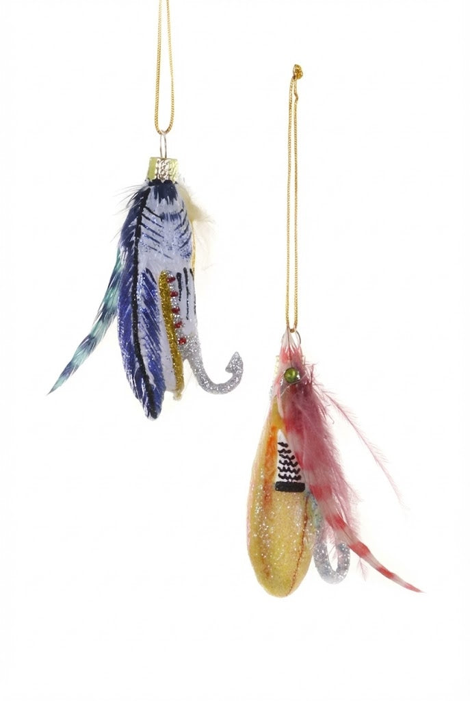 Vintage Fishing Flies Ornament