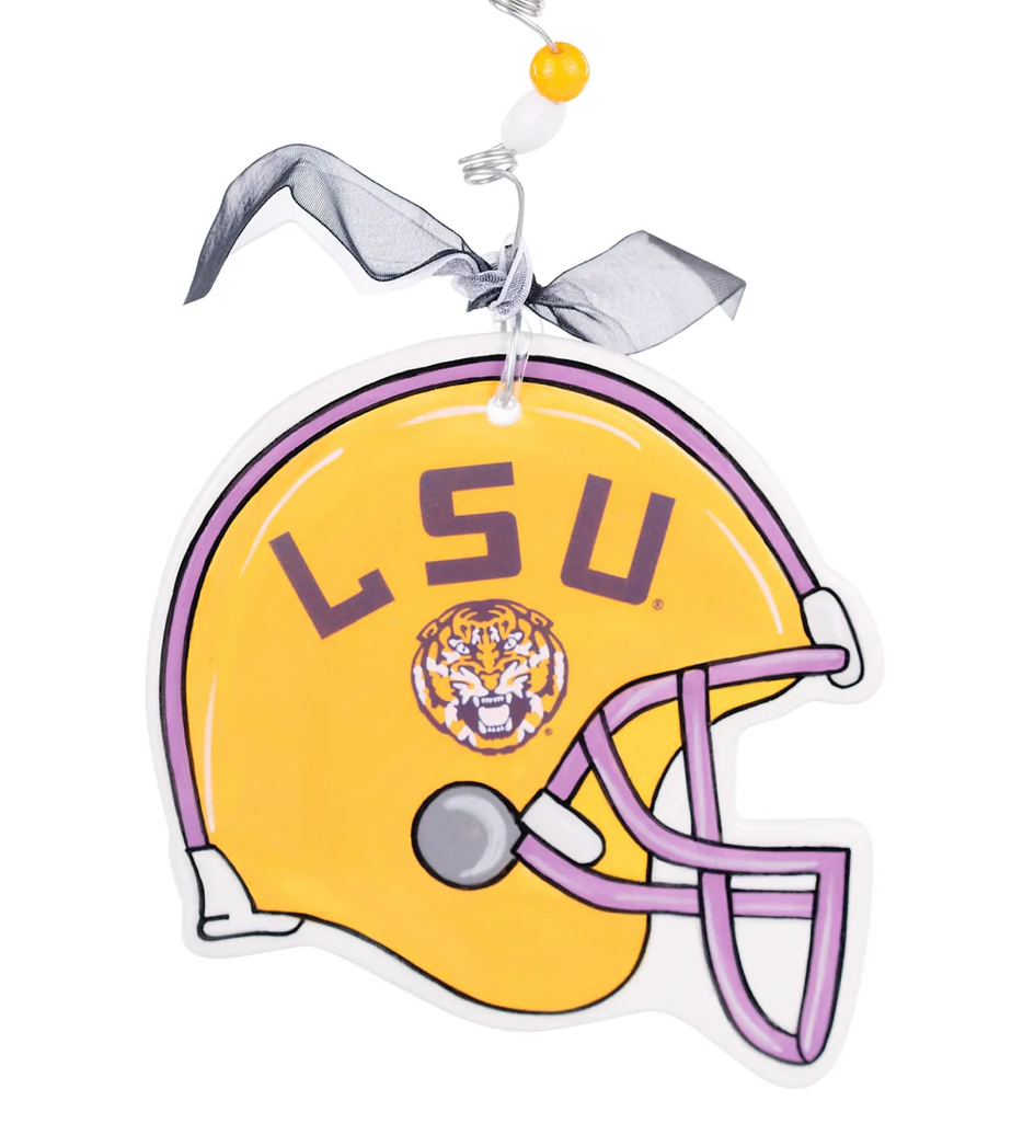 LSU Helmet Flat Ornament